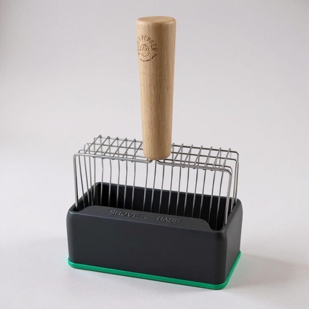 PACO & PEPPER Cat Litter Scoop with Base Holder 11”